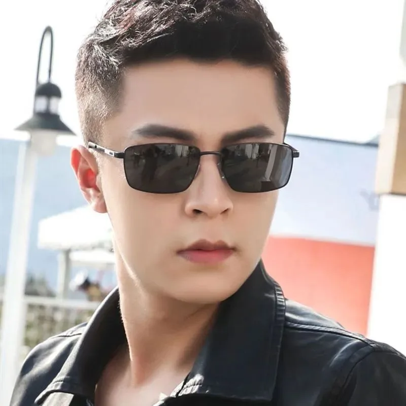 Day and night polarized color-changing sunglasses for male drivers, fishing glasses, night vision driving special sunglasses for men 4
