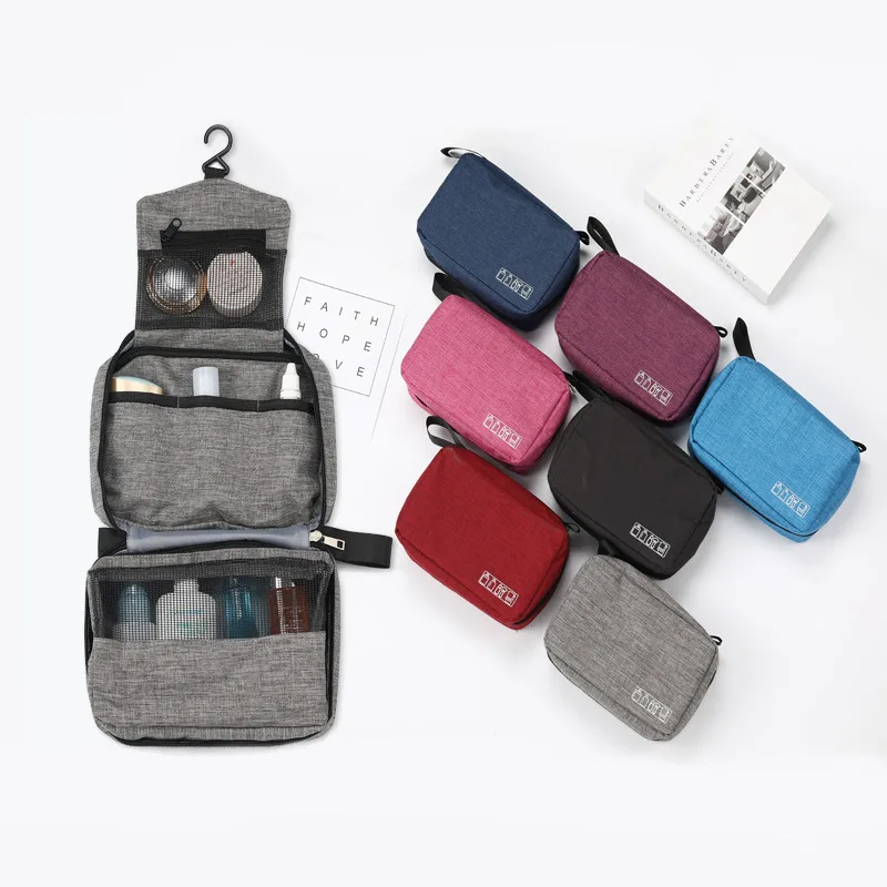 Cationic waterproof Oxford cloth foreign trade toiletry bag men's travel cosmetics storage handbag women's cosmetic bag