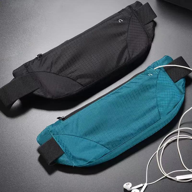 Japanese running waist bag summer sports mobile phone bag marathon men's and women's outdoor equipment fitness waterproof ultra-thin belt