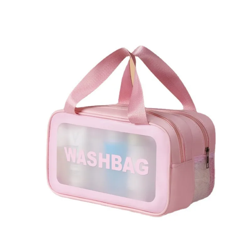Wet and dry separation toiletry bag, portable large-capacity waterproof swimming and bathing storage bag, business trip portable cosmetic bag 5