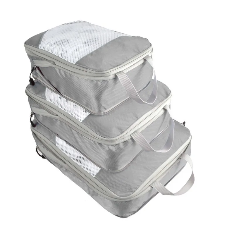 Travel Compression Storage Bag Three-piece Set Luggage Organizer Bag Large Capacity Portable Waterproof Clothes Storage Bag 3