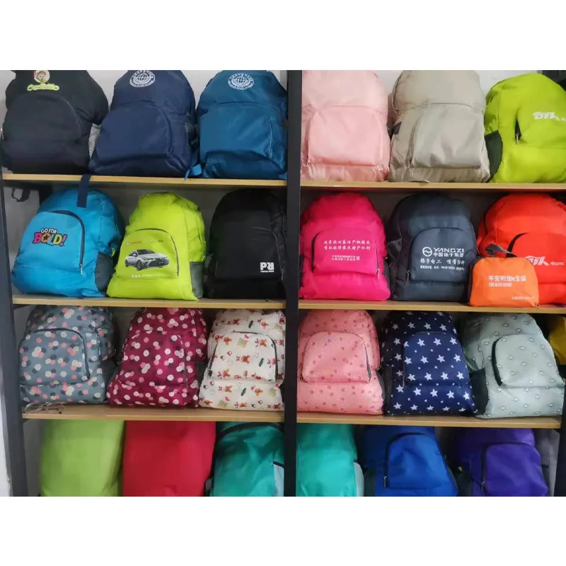 Customizable folding backpack sports lululemon bag outdoor backpack men's backpack travel niche school bag 2
