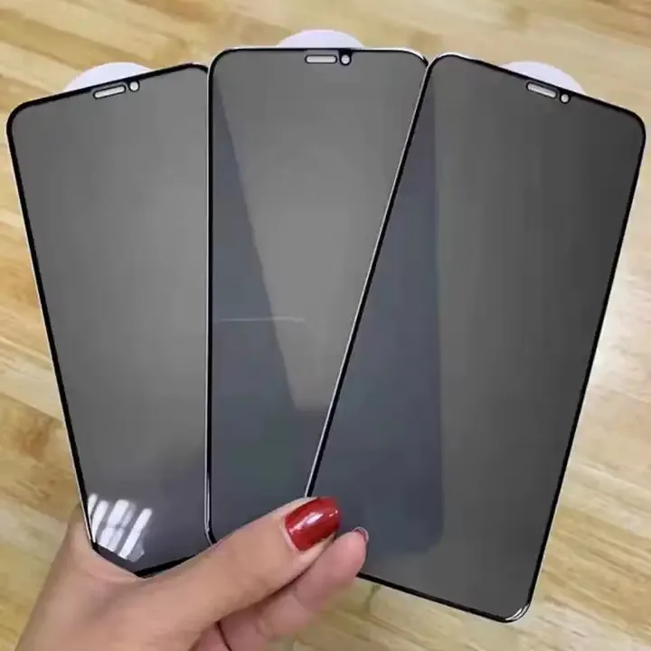 Wholesale anti-peep tempered film for Apple 16pro iPhone17/pro/max full screen anti-fingerprint mobile phone film 2