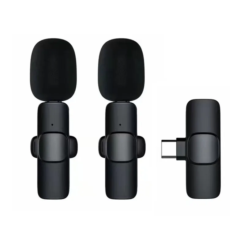 One to two wireless lavalier microphone live broadcast microphone with goods receiving wireless microphone lavalier microphone 5