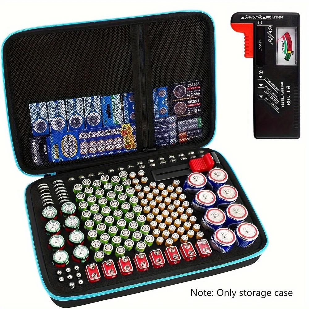 Cross-border new multi-functional EVA battery storage bag portable battery storage box large capacity EVA storage bag 3