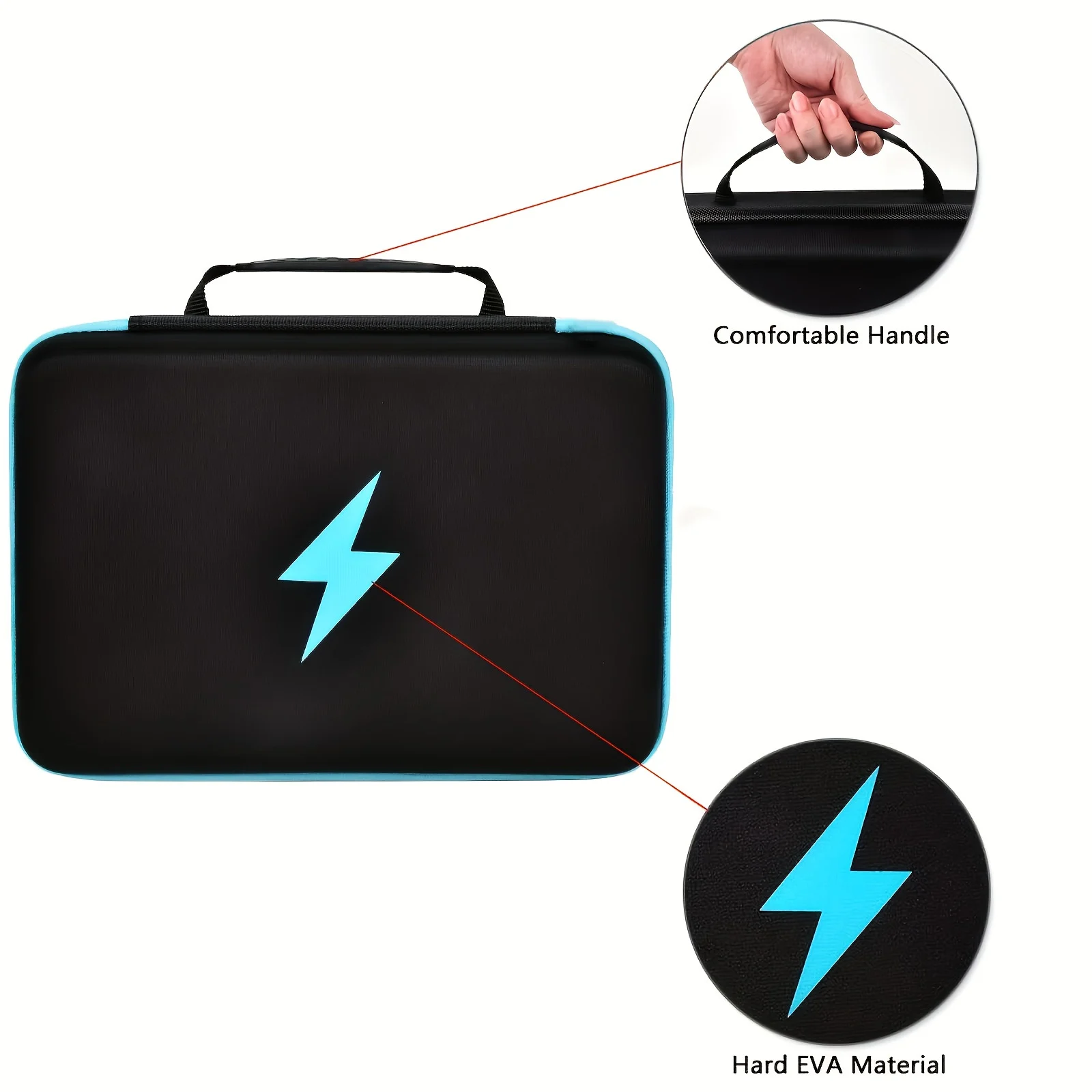 Cross-border new multi-functional EVA battery storage bag portable battery storage box large capacity EVA storage bag 4