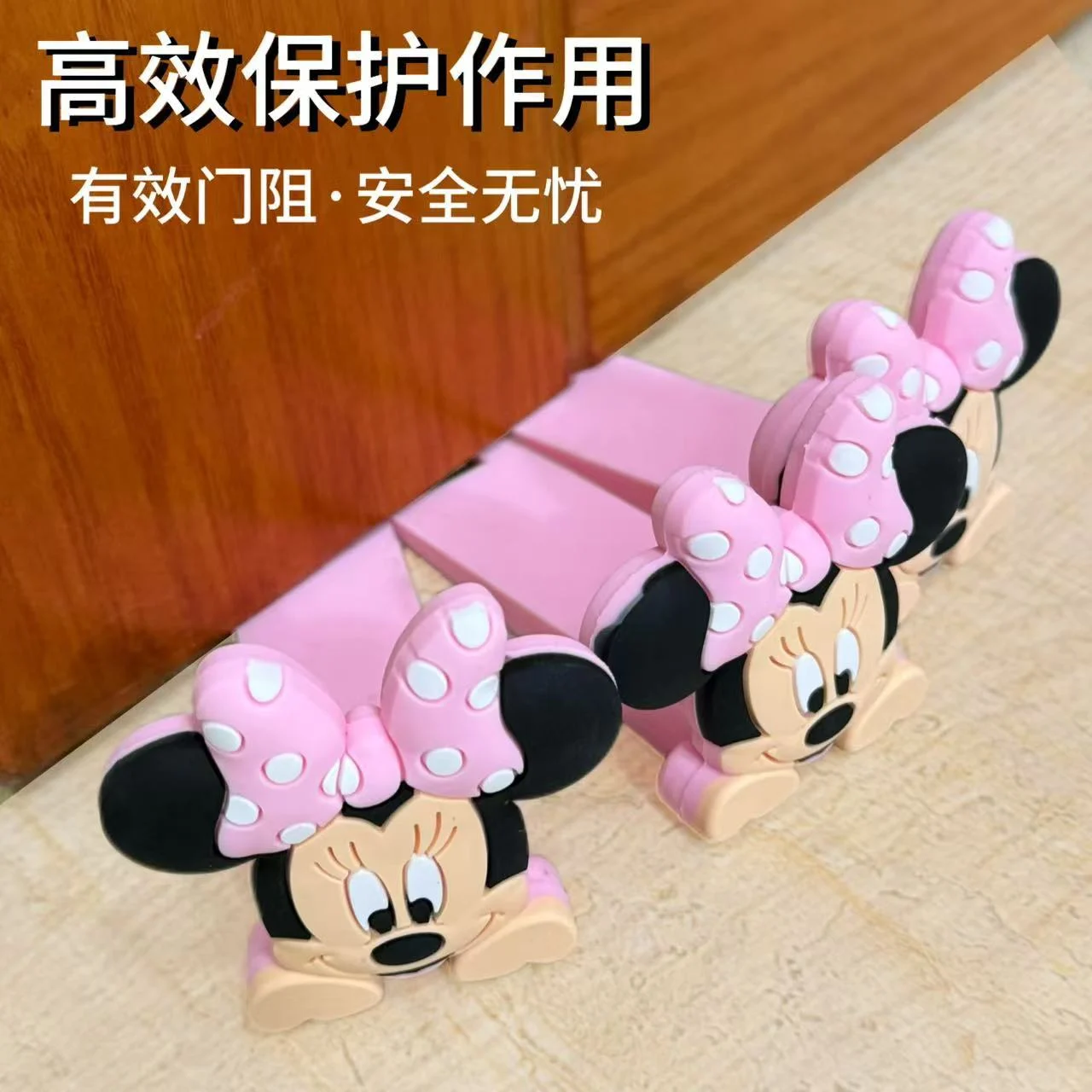 Popular door stop silicone punch-free household door stopper safety anti-collision anti-pinch hand fixed anti-slip door stopper cross-border 2