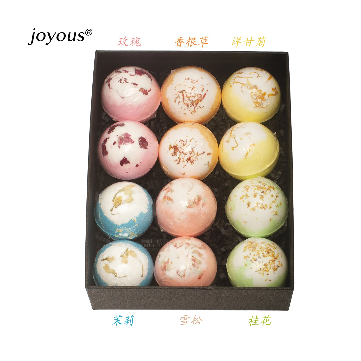 Petal Series Gift Box Quick Selling Bath Bomb Bath Ball Bubble Bomb Explosive Bath Salt