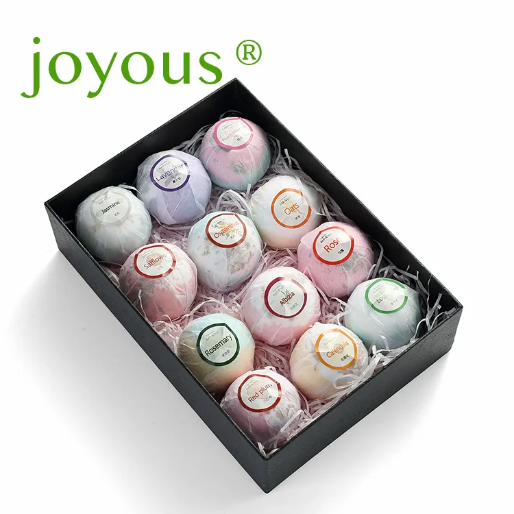 Petal Series Gift Box Quick Selling Bath Bomb Bath Ball Bubble Bomb Explosive Bath Salt 3