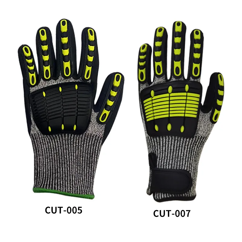 Professional mechanical anti-cutting, wear-resistant, shock-proof and anti-collision gloves, anti-smashing, oil mining and drilling labor protection gloves 4