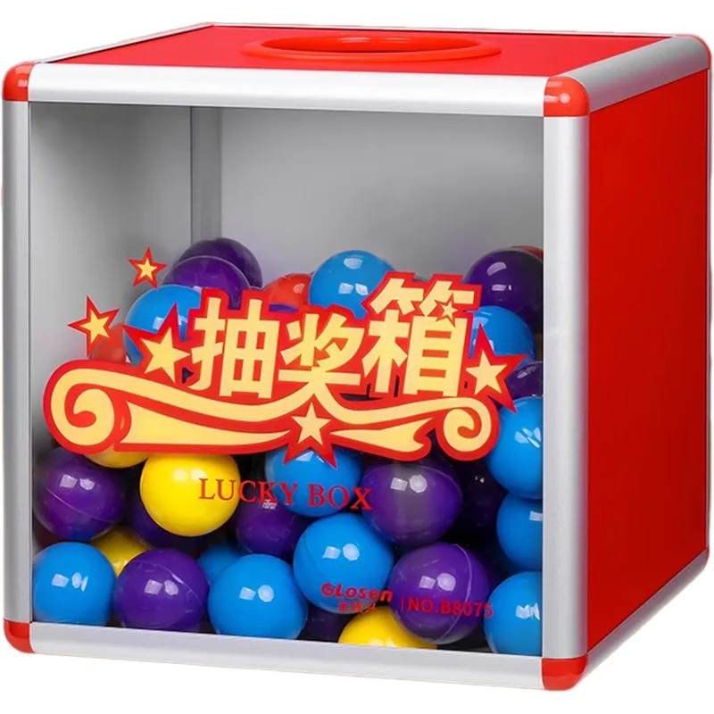 Company event annual meeting lottery box transparent lottery box lucky holiday lottery box celebration lottery supplies lottery box 5