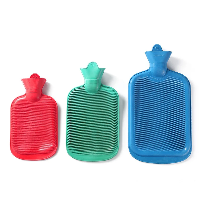 Winter rubber hot water bottle filled with water hand warmer safety anti-scalding nostalgic hot water bottle factory direct sale 4