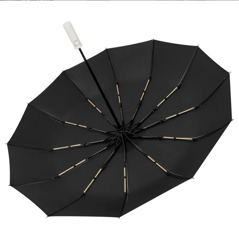 Automatic 24-rib umbrella folding sunshade and sun protection umbrella for both rain and shine 5
