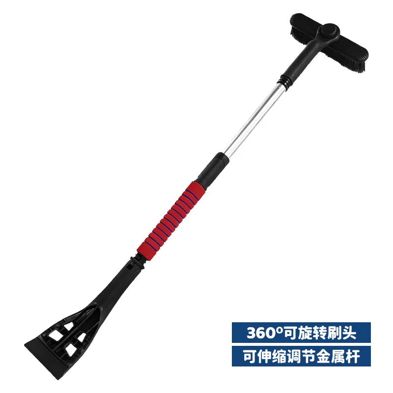 Aluminum telescopic snow shovel for car Oxford snow shovel multifunctional glass snow shovel cleaning scraper snow brush 6
