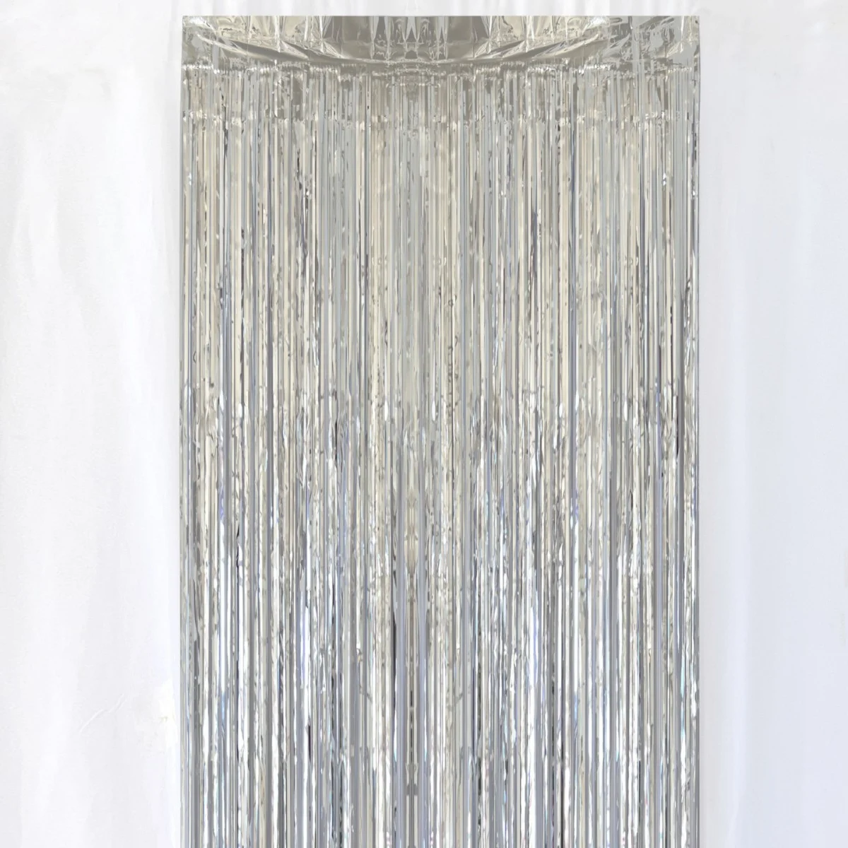Bright rain silk curtain festival celebration background decoration stage wedding party decoration supplies metal ribbon 6