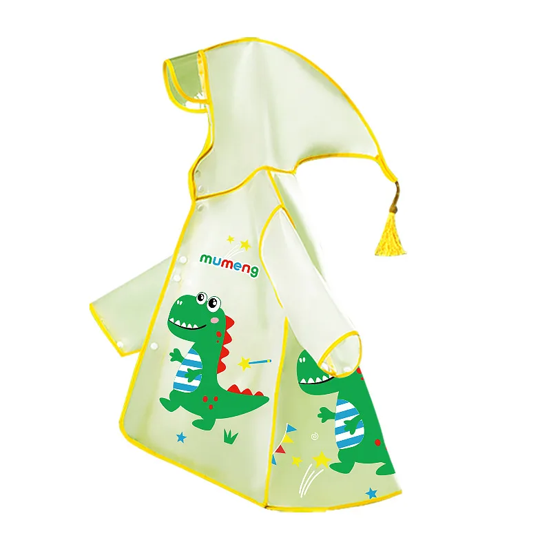 Children's raincoat, primary school students' whole body waterproof, kindergarten children's poncho, baby rain boots, raincoat and umbrella set 5
