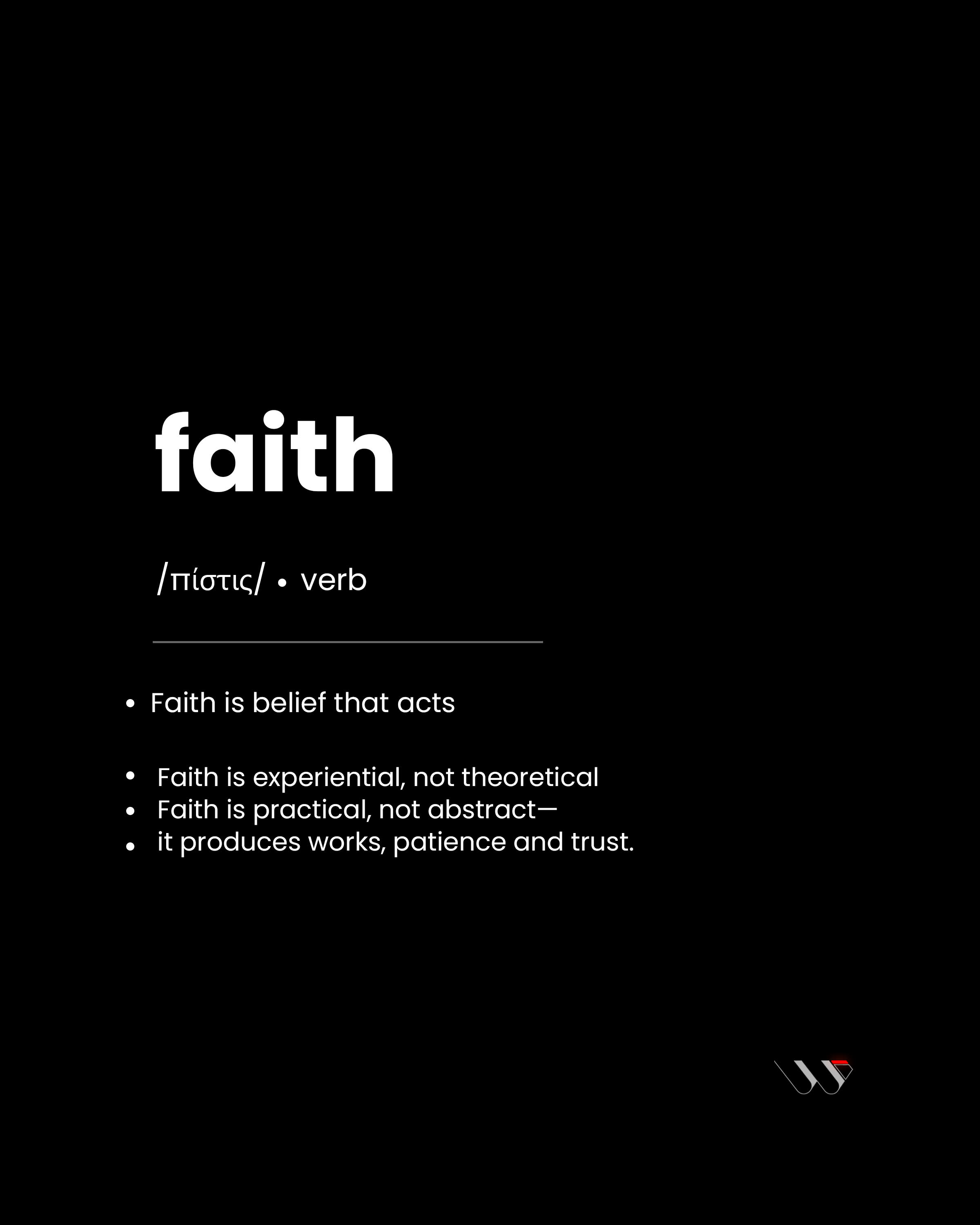 Faith and Good Works