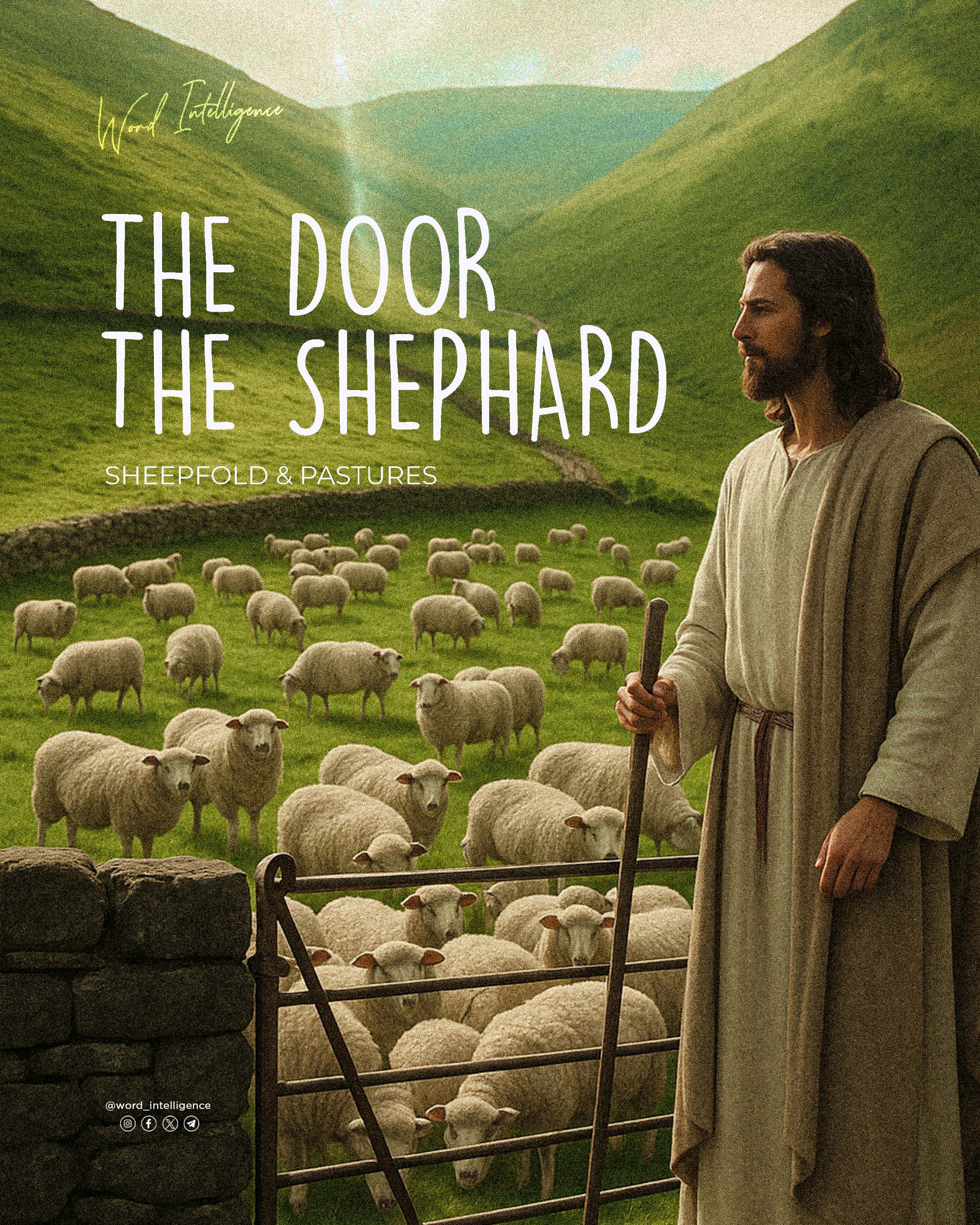 The Door into the Sheepfold and Out to The Pastures