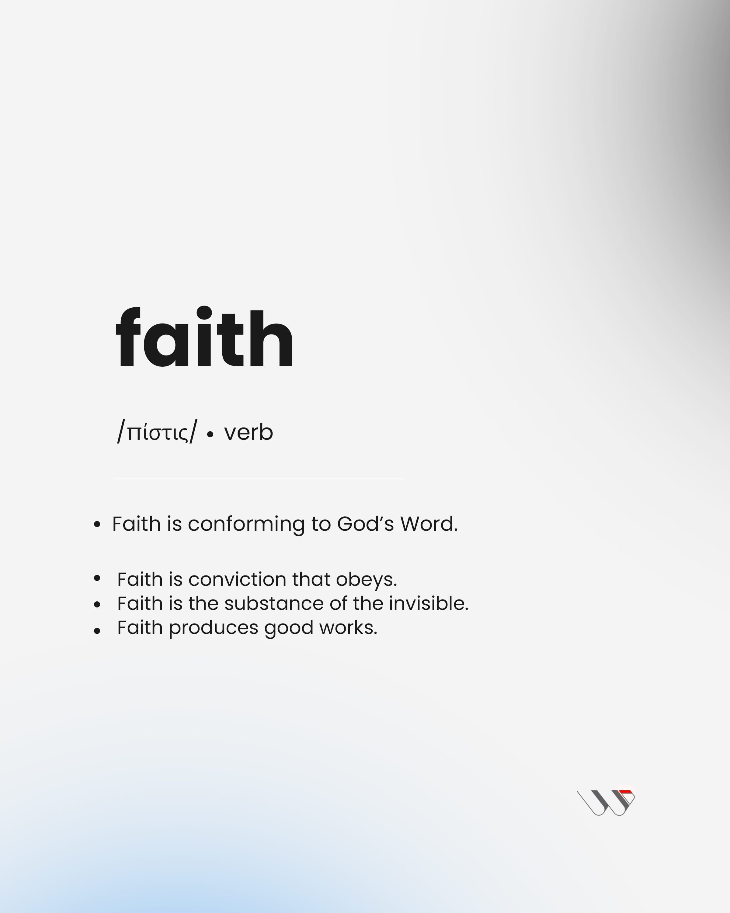 Faith and Good Works II