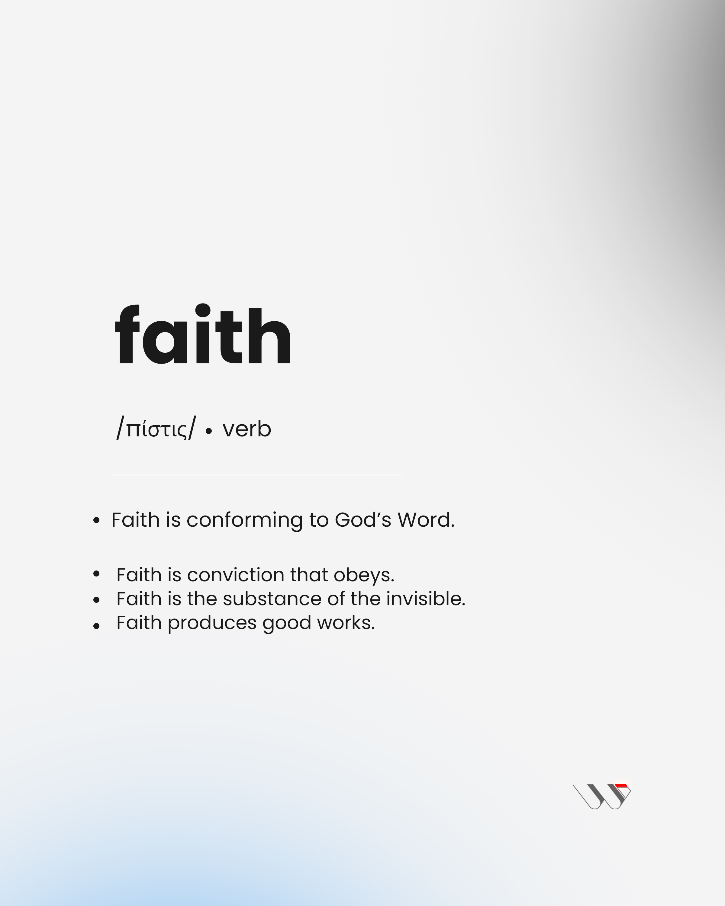 Faith and Good Works II