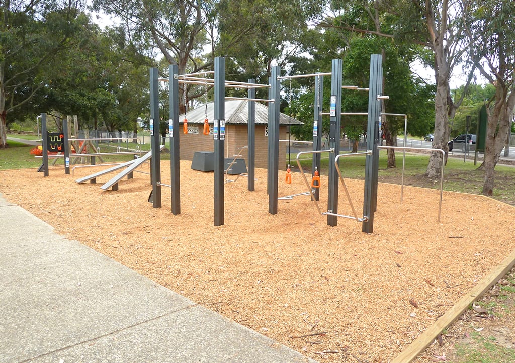 Rofe Park
This suburban park in leafy Hornsby Heights provides fitness workout challenges for many ability levels. The layout has been carefully designed to provide a circuit of activities that make it easy to cover each area of a planned workout. Users have access to warm up benches, stretching and flexibility activities and warm down areas as well for the end of the session. - photo 2