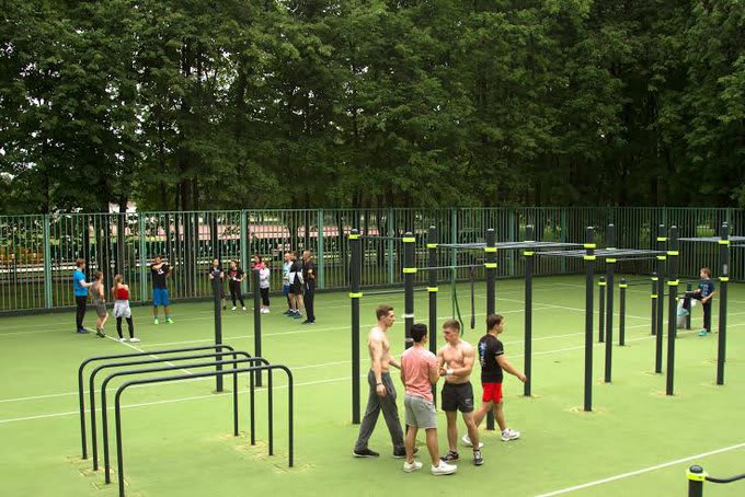 Pull Up Bar at Calisthenics Park at улица Лужники, Москва – photo 1 of 4