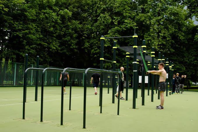 Push Up Bar at Calisthenics Park at улица Лужники, Москва – photo 2 of 4