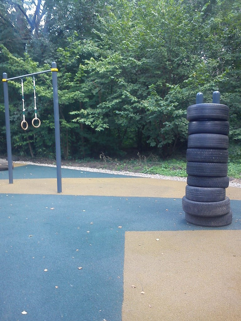 Push Up Bar at Calisthenics Park at Кольцевая дорога ВДНХ, Москва – photo 2 of 6