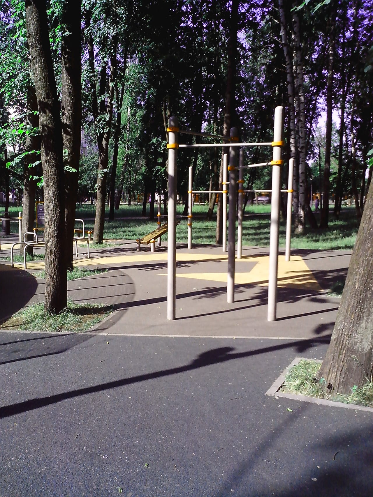 Бруси на майданчику Calisthenics Park at Янтарный проезд, Москва – фото 2 з 4