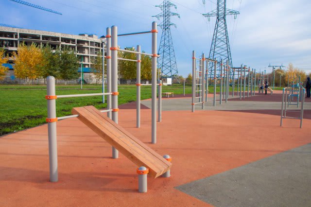 Pull Up Bar at Calisthenics Park at Поречная улица, Москва – photo 1 of 1