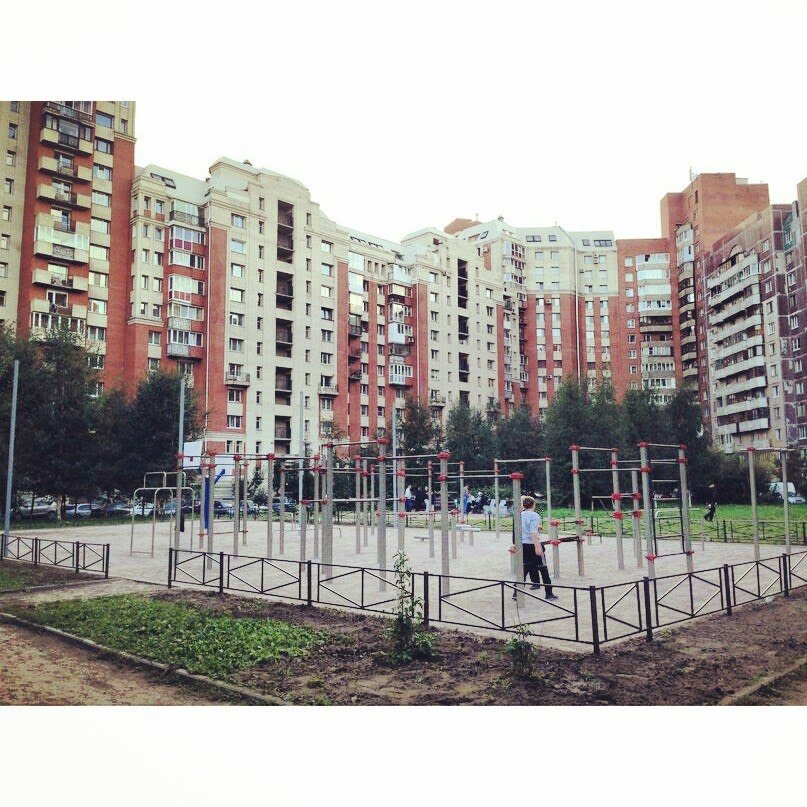 Parallel Gym Bars at Calisthenics Park at Яхтенная улица, Санкт-Петербург – photo 7 of 8