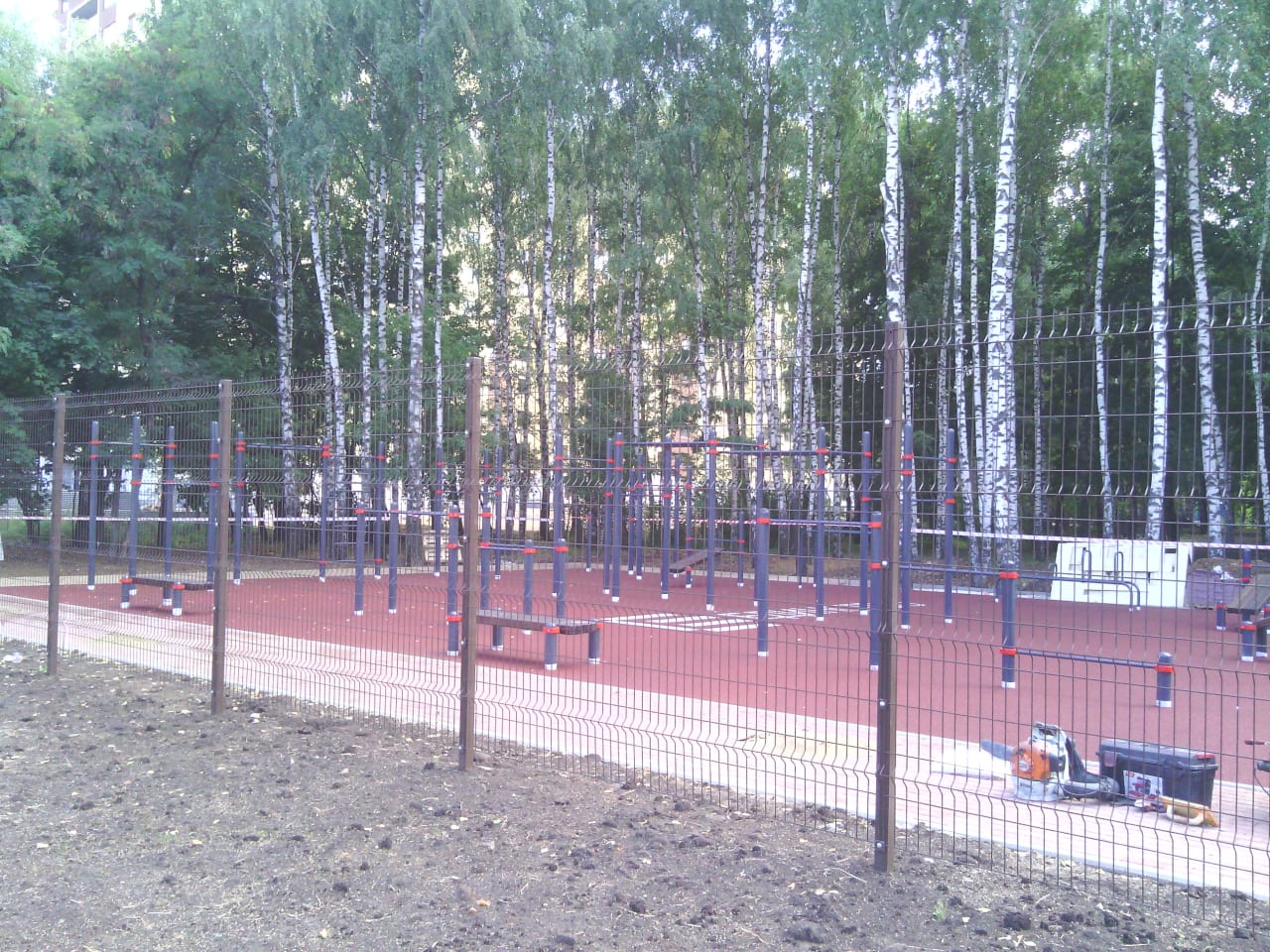 Sprossenwand bei Calisthenics Park at Чайка, городской округ Рязань – Foto 4 von 8