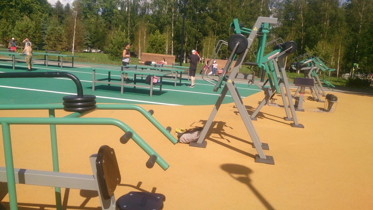 Abs Bench at Calisthenics Park at Южная дорога, Санкт-Петербург – photo 4 of 6
