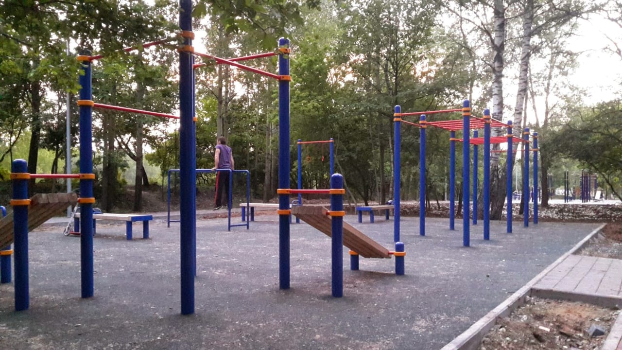 Klimmzugstange bei Calisthenics Park at Молодёжная улица, Долгопрудный – Foto 1 von 2