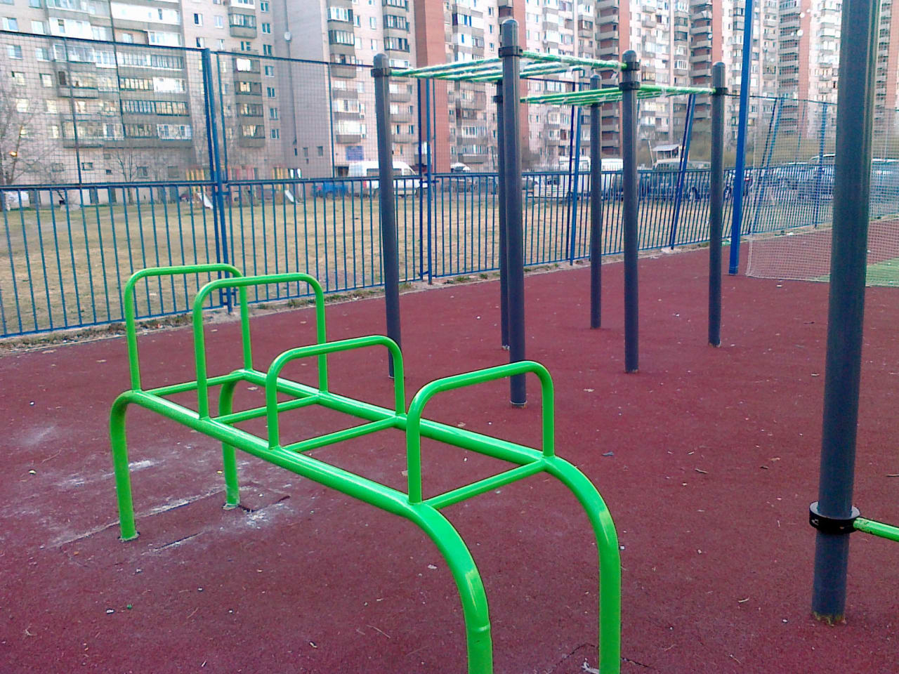 Push Up Bar at Calisthenics Park at улица Кораблестроителей, Санкт-Петербург – photo 2 of 7