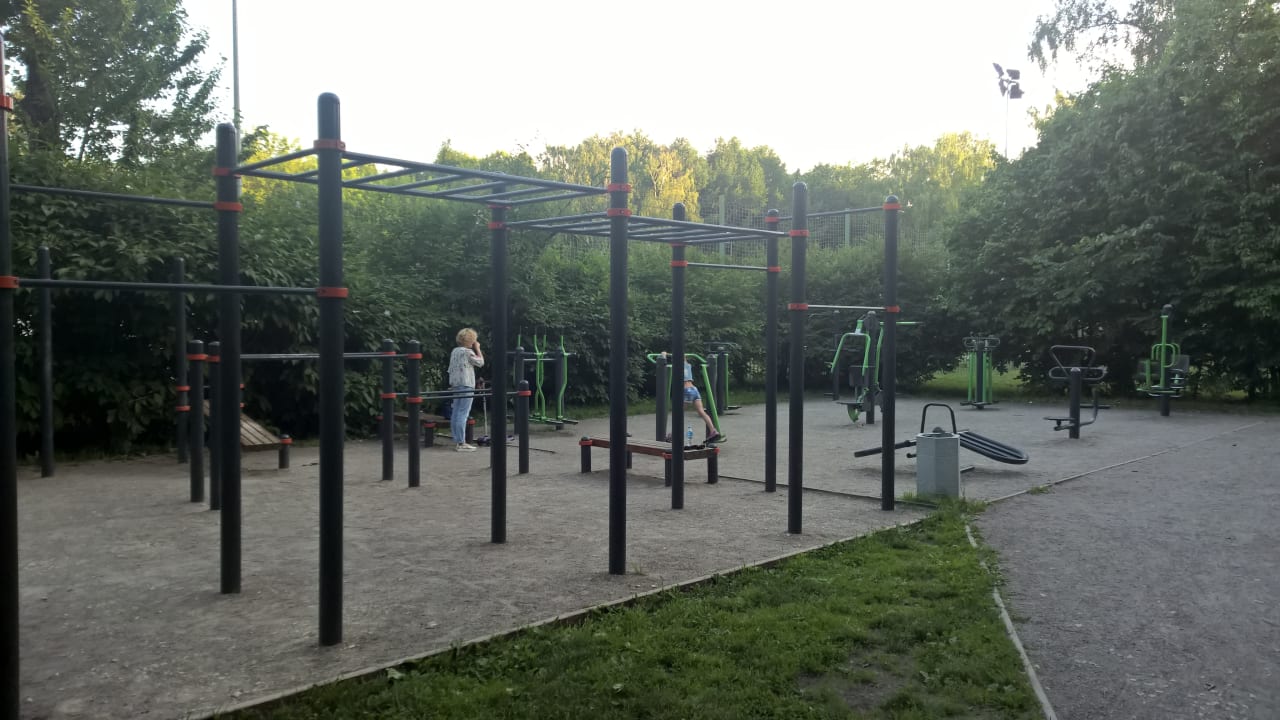 Брусья на площадке Calisthenics Park at 1-й Лучевой просек, Москва – фото 2 из 2