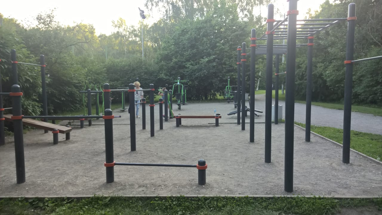 Турник на площадке Calisthenics Park at 1-й Лучевой просек, Москва – фото 1 из 2