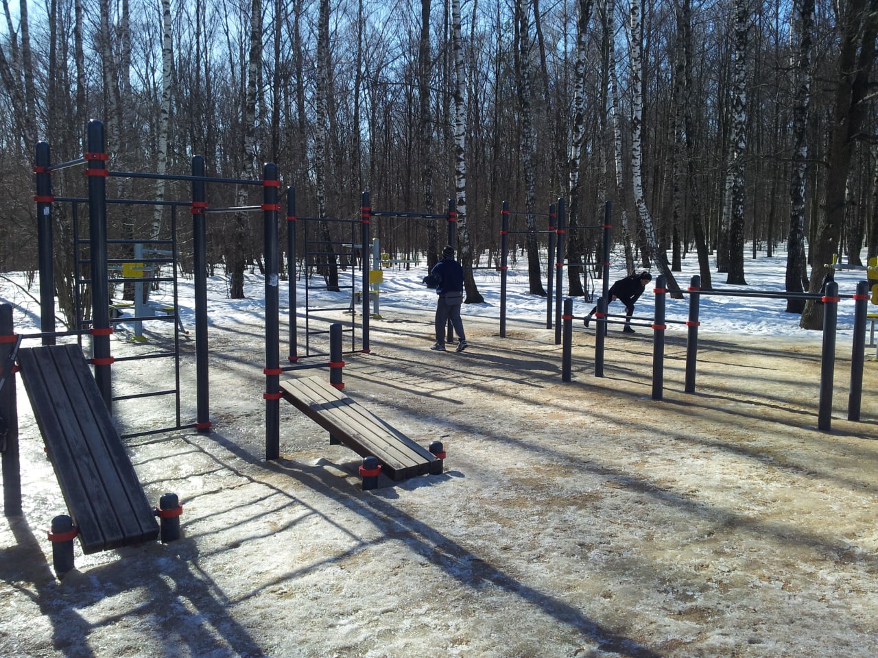 Шведська стінка на майданчику Calisthenics Park at Воркаут, Москва – фото 4 з 7