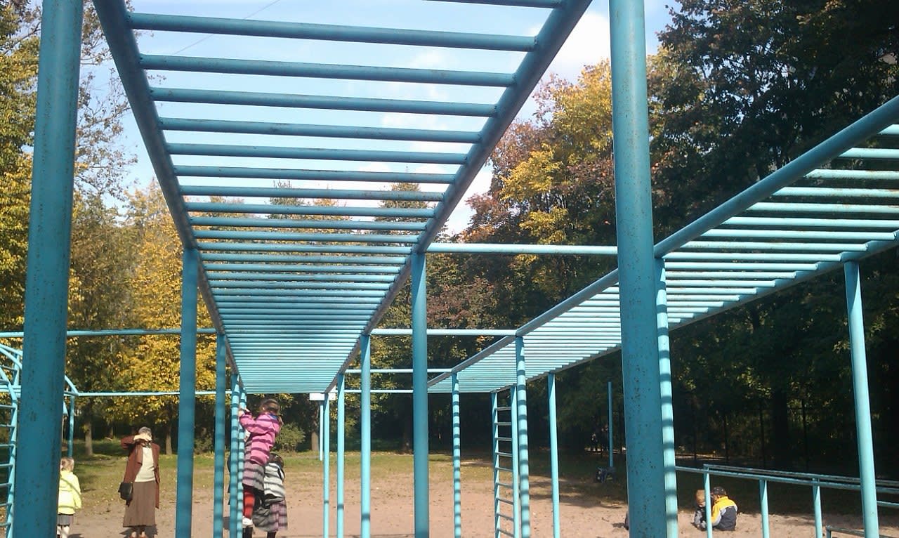 Брусья на площадке Calisthenics Park at улица Ушинского, Санкт-Петербург – фото 2 из 5