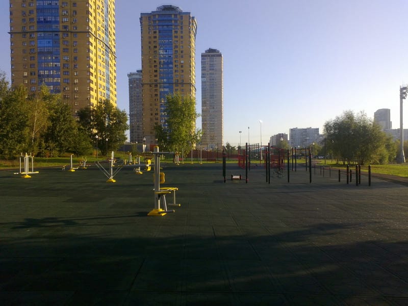 Шведська стінка на майданчику Calisthenics Park at улица Маршала Катукова, Москва – фото 4 з 6