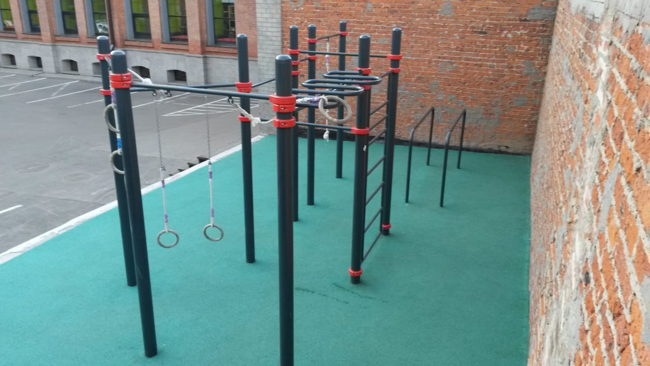Рукоход на площадке Calisthenics Park at улица Льва Толстого, Москва – фото 3 из 4