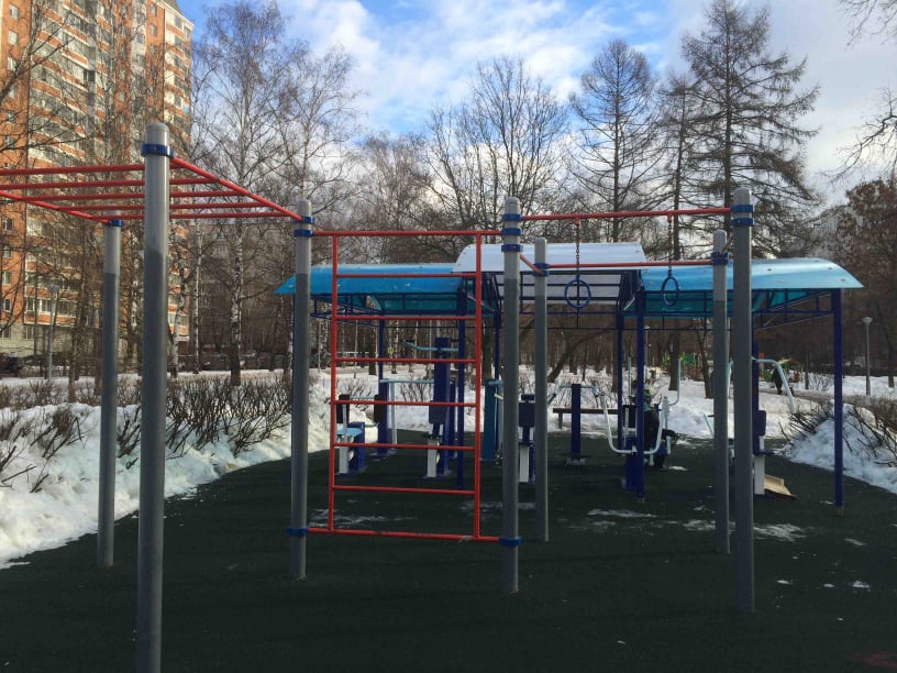 Pull Up Bar at Calisthenics Park at Черноморский бульвар, Москва – photo 1 of 6