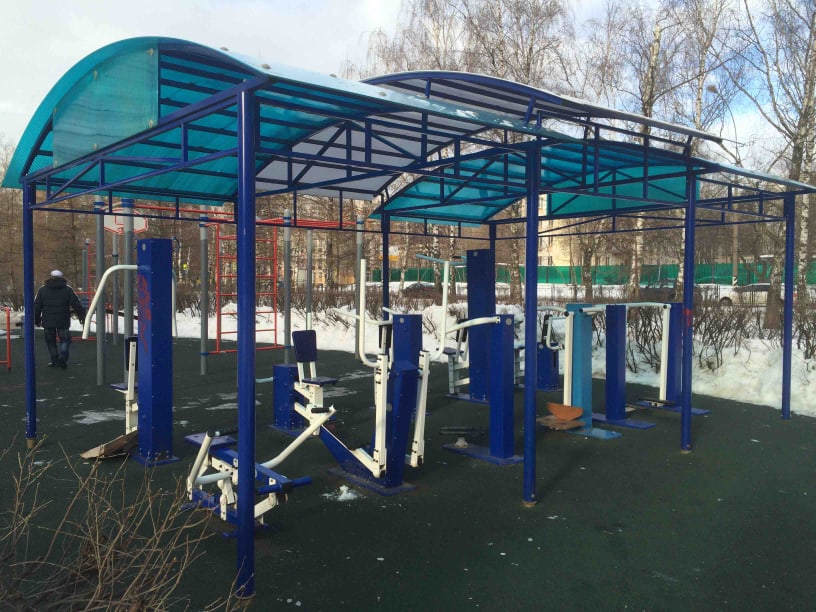 Push Up Bar at Calisthenics Park at Черноморский бульвар, Москва – photo 6 of 6