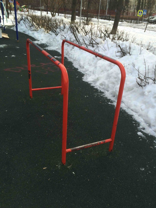 Gymnastic Rings at Calisthenics Park at Черноморский бульвар, Москва – photo 5 of 6