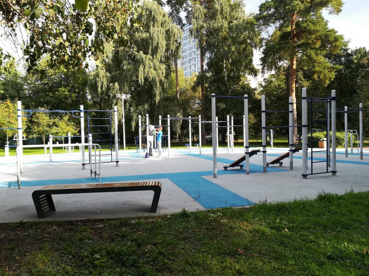 Рукохід на майданчику Calisthenics Park at Стартовая улица, Москва – фото 4 з 4