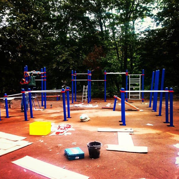 Klimmzugstange bei Calisthenics Park at Верхне-Пятницкая улица, городской округ Смоленск – Foto 1 von 1