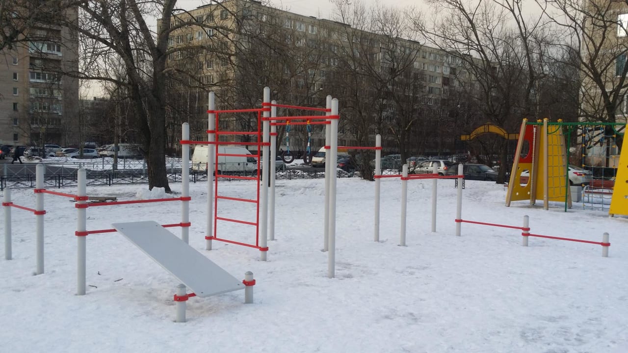 Pull Up Bar at Calisthenics Park at улица Подвойского, Санкт-Петербург – photo 1 of 1