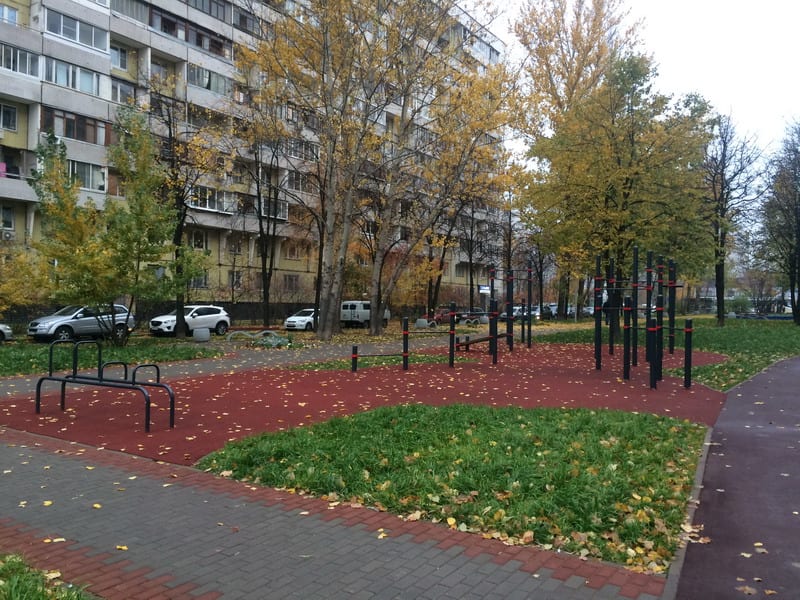 Parallel Gym Bars at Calisthenics Park at Таллинская улица, Москва – photo 2 of 2