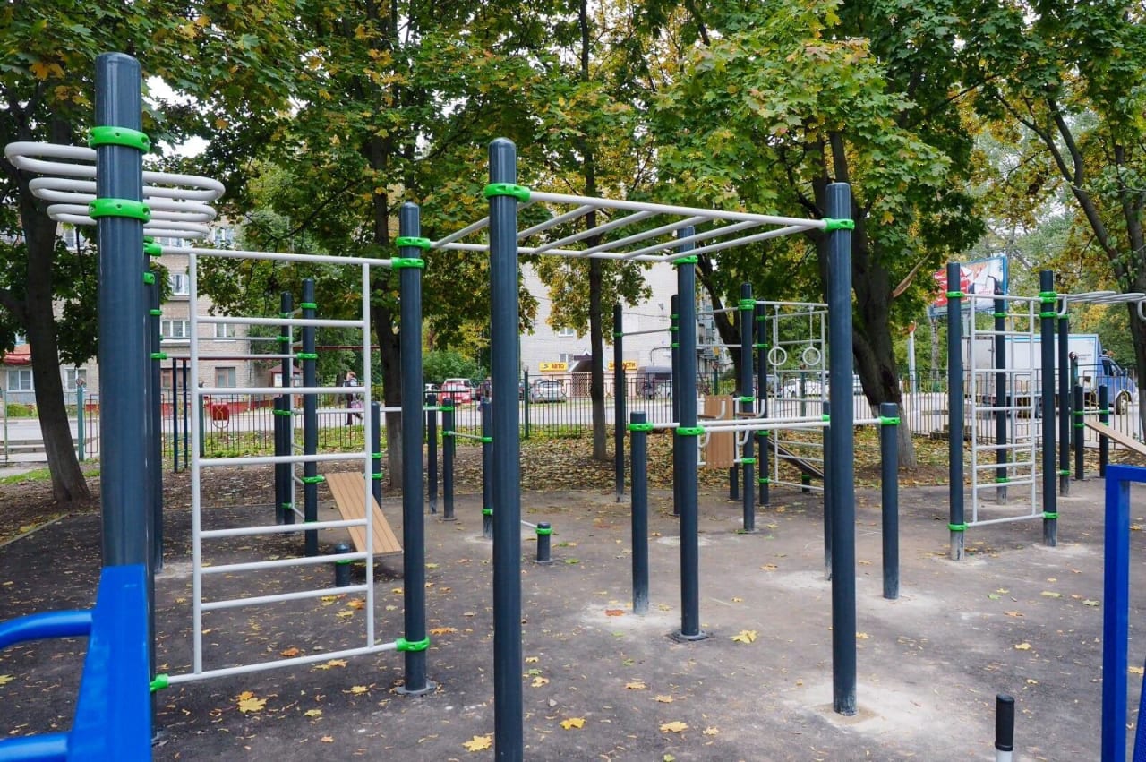 Sprossenwand bei Calisthenics Park at Детский городок, Щёлково – Foto 2 von 4