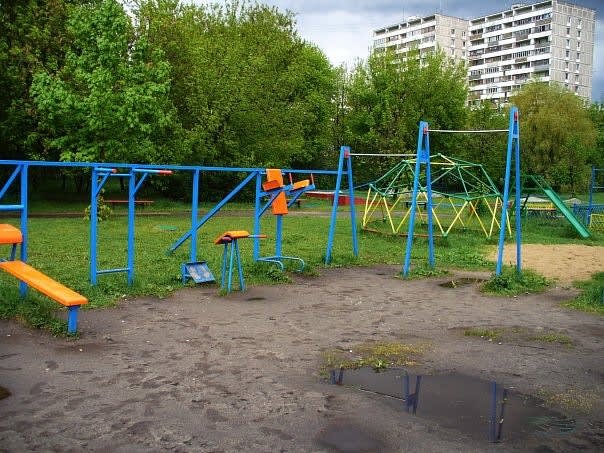 Гімнастичні кільця на майданчику Calisthenics Park at Серебряно-Виноградный проезд, Москва – фото 5 з 6